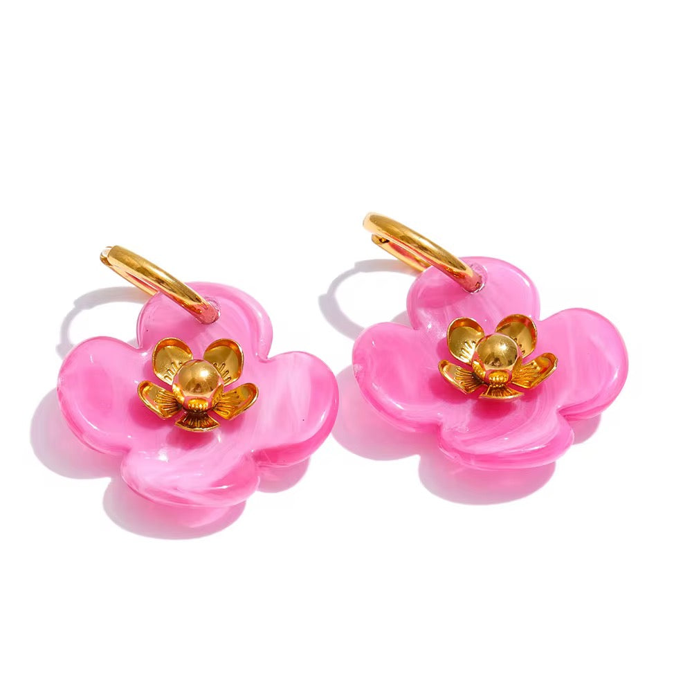 Floral Drop Earrings