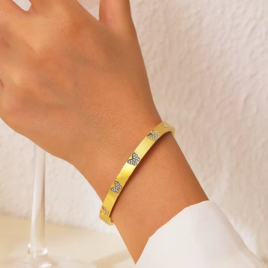 Butterfly Crystal Bangle