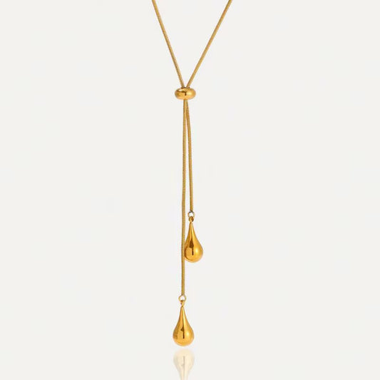Adjustable Slider Snake Chain Necklace