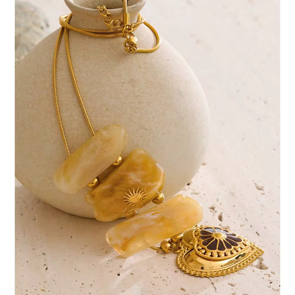Heart Statement Pendant Necklace
