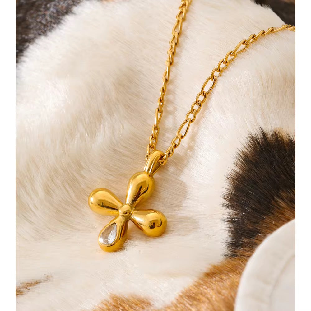 Luxe Cross Pendant Necklace