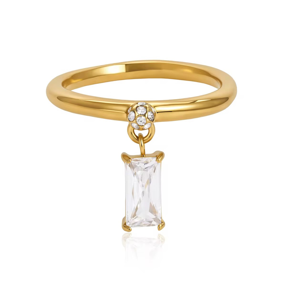 Radiant Drop Ring