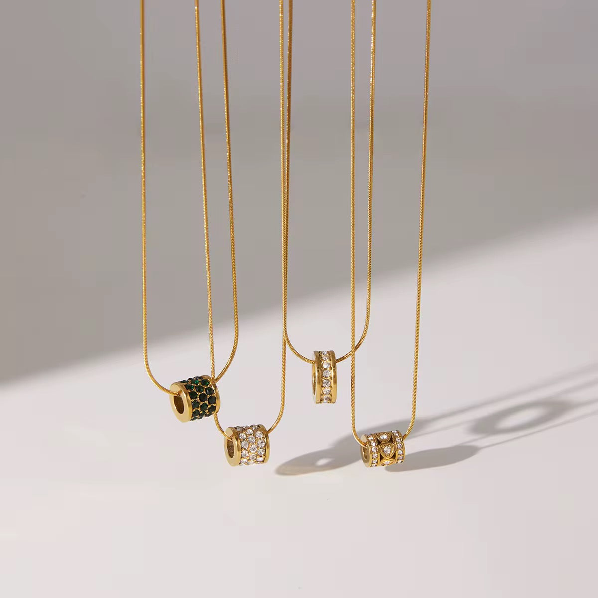 Minimal Luxe Charm Pendant Necklace