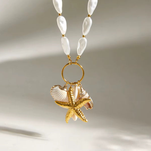 Seaside Treasure Charm Necklace