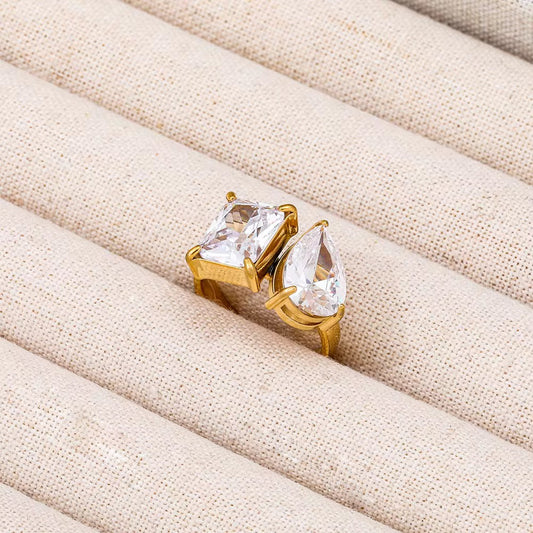 Luxury Crystal Statement Ring