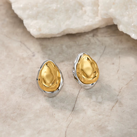 Molten Luxe Stud Earrings