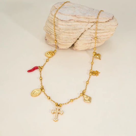 Lucky Charm Gold Necklace