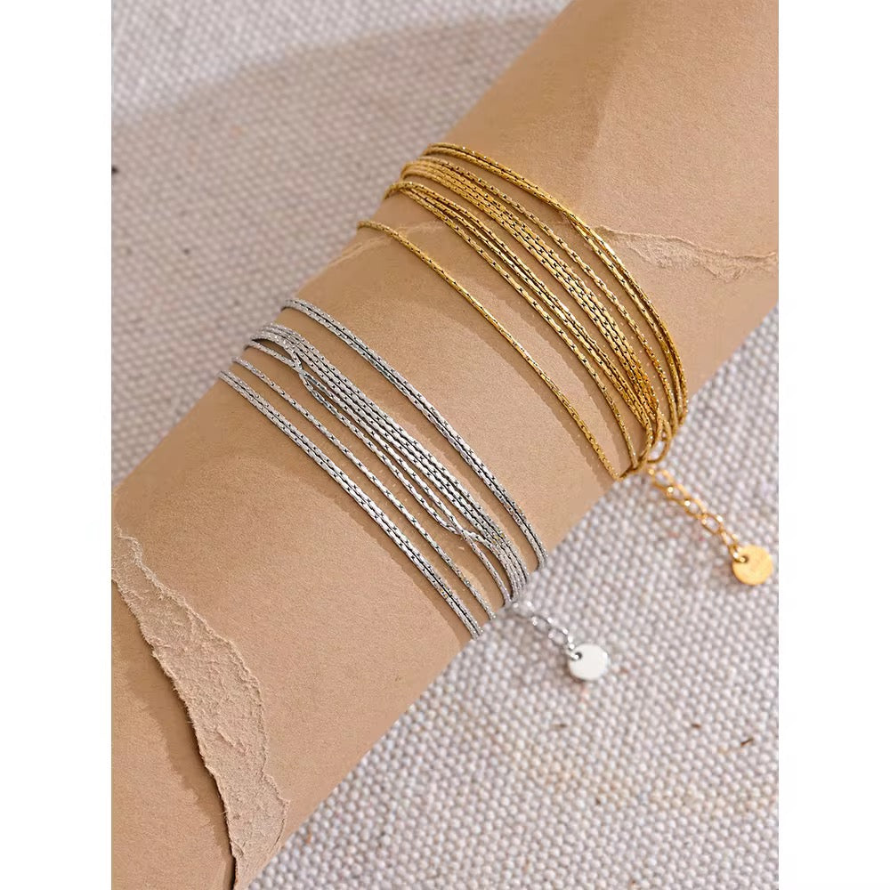 Luxury Multi-Layer Gold Chain Bracelet