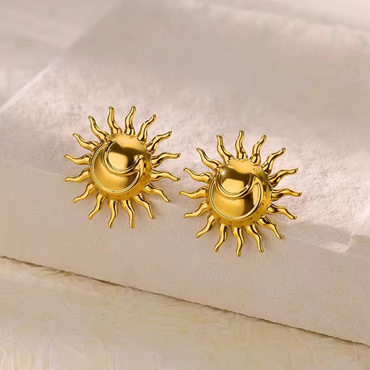 Sunburst Statement Earrings
