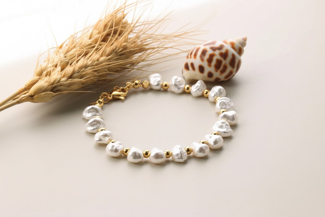 Irregular Pearl Bracelet