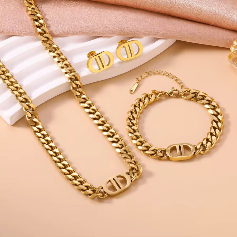 Luxury Double D Chain Jewelry