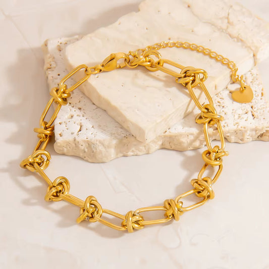 Knot Link Chain Bracelet
