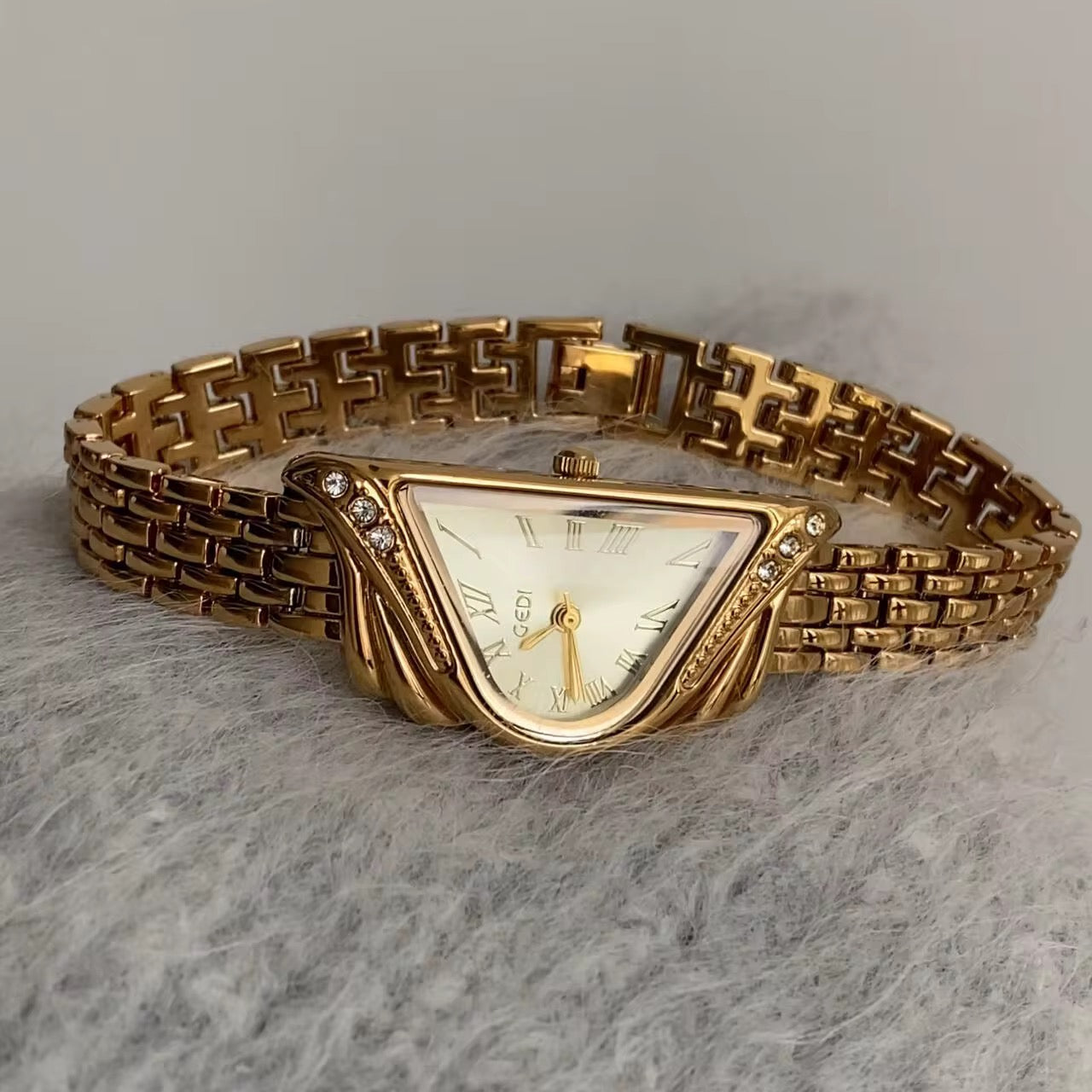 Aurielle Crystal Vintage Watch
