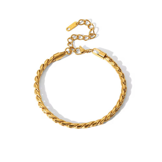 Twisted Rope Chain Bracelet