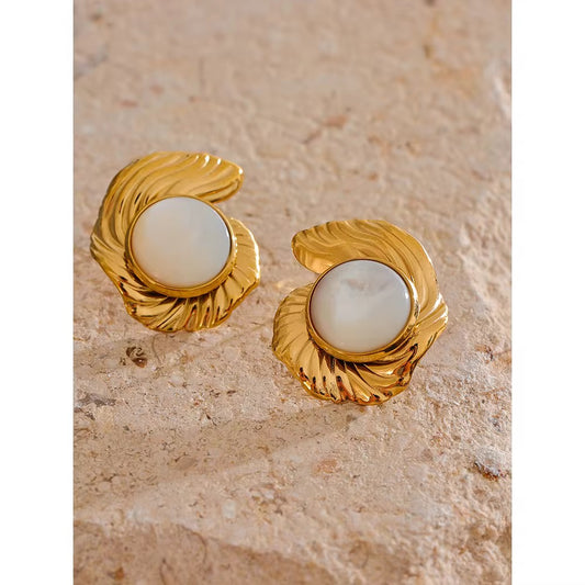 Ocean Pearl Shell Earrings