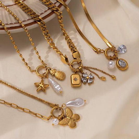 Charm Pendant Necklace Collection