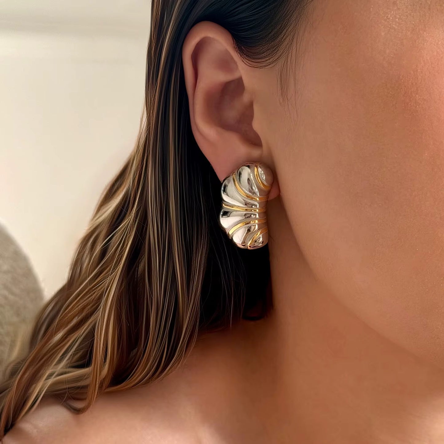 Sculpted Statement Earrings
