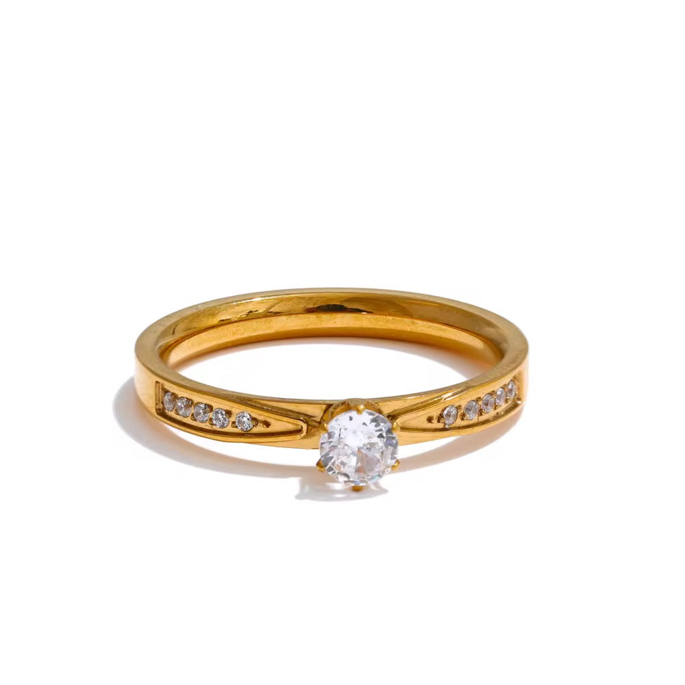 Celeste Solitaire Ring