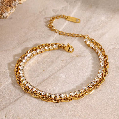 Luxury Double Layer Tennis Bracelet