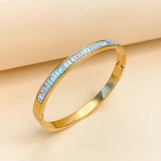 Baguette Crystal Bangle