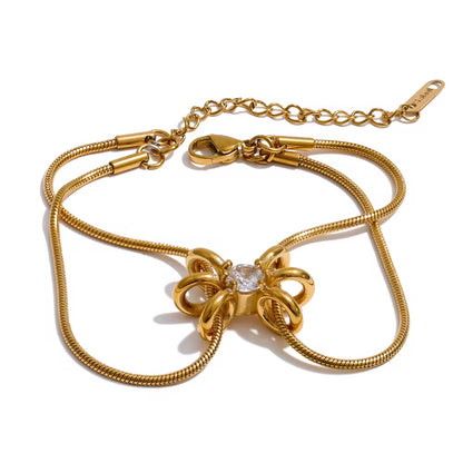 Celeste Crystal Flower Jewelry Set