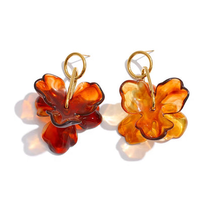Floral Drop Earrings