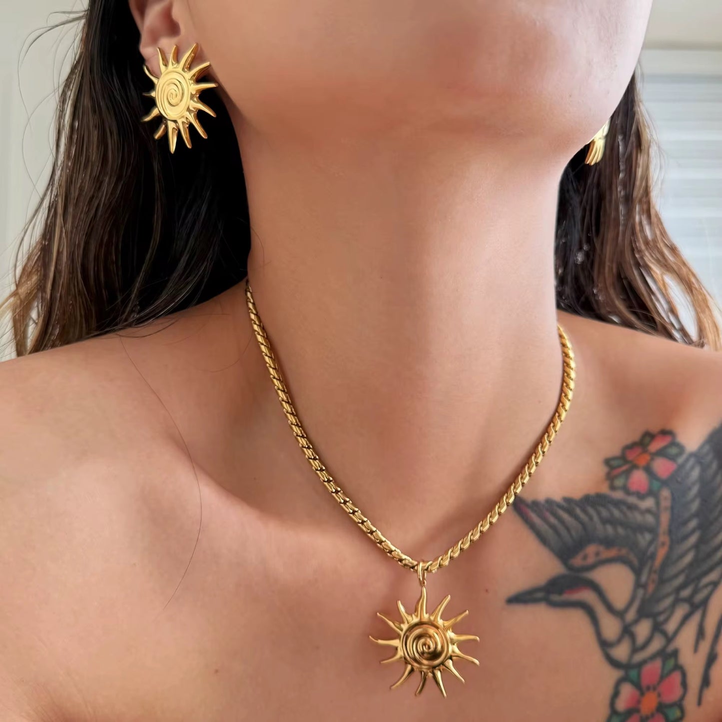 Golden Soleil Jewelry Set
