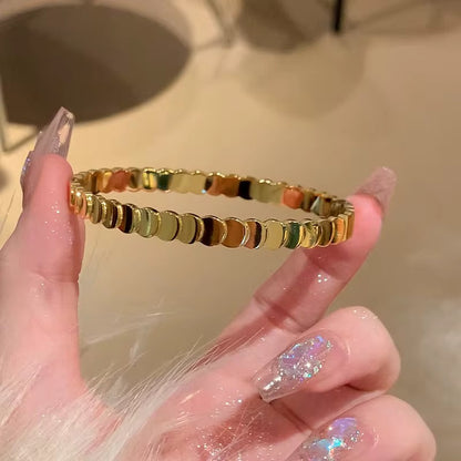Layered Disc Bangle