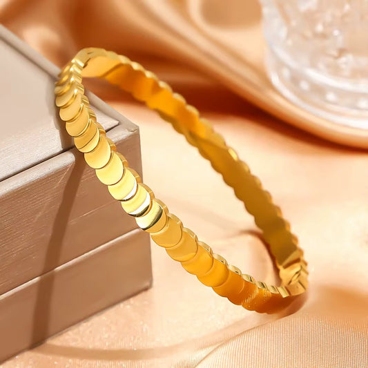 Layered Disc Bangle