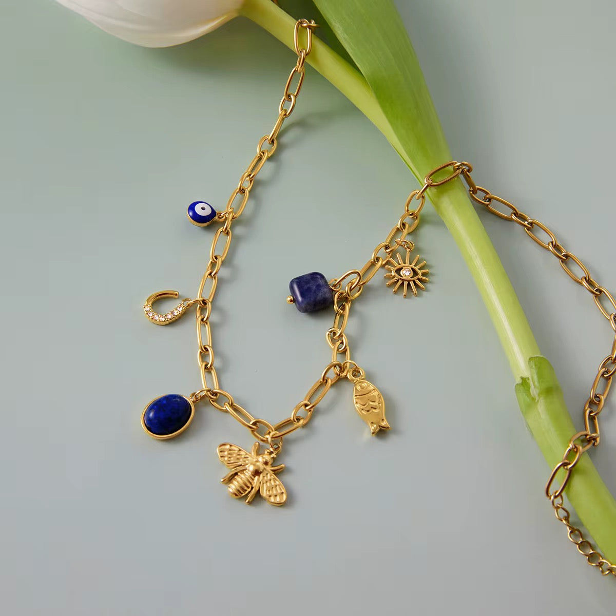 Mystic Charm Statement Necklace