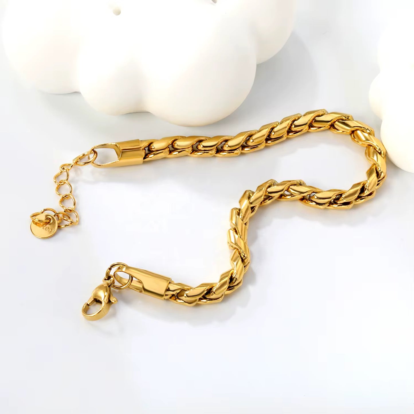 Twisted Rope Chain Bracelet
