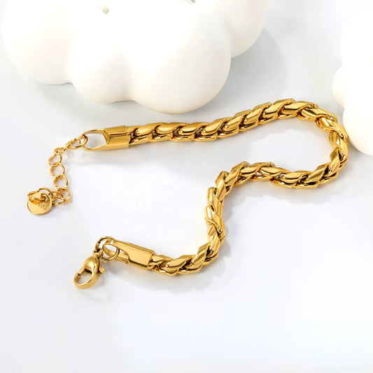 Twisted Rope Chain Bracelet