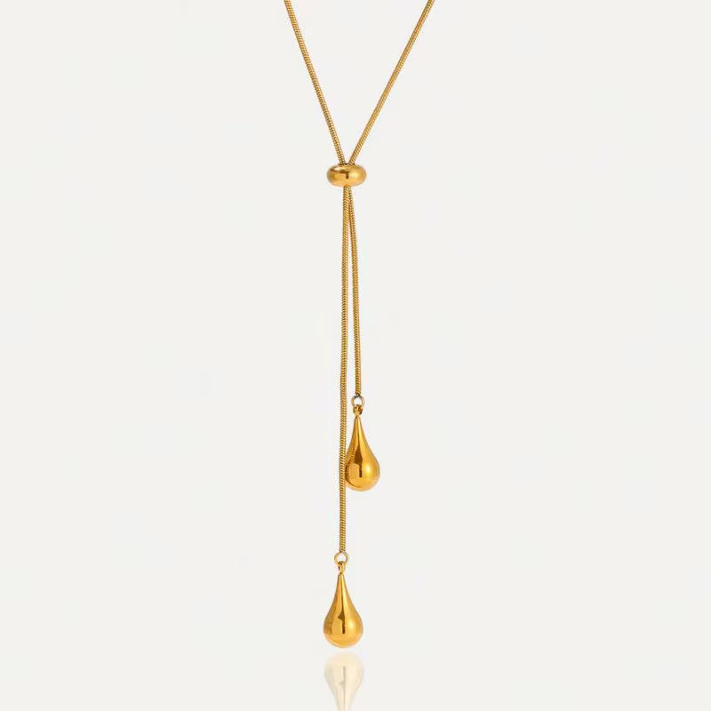 Adjustable Slider Snake Chain Necklace