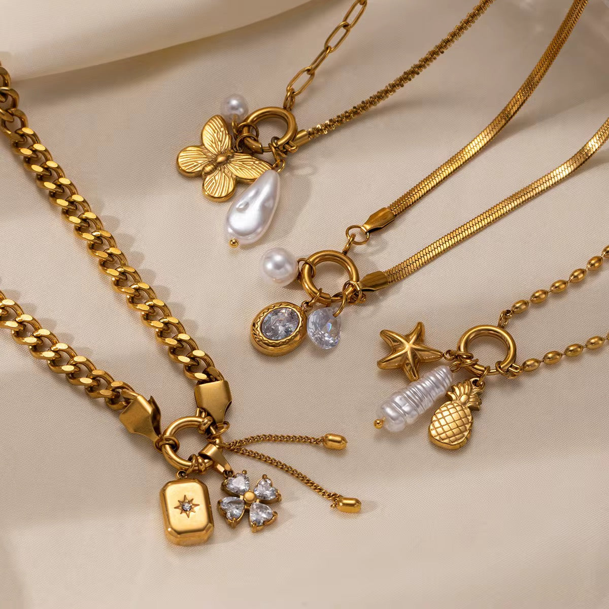 Charm Pendant Necklace Collection