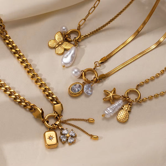 Charm Pendant Necklace Collection
