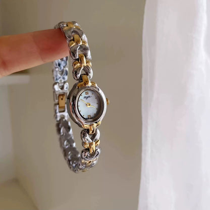Luna Dual-Tone Bracelet Watch