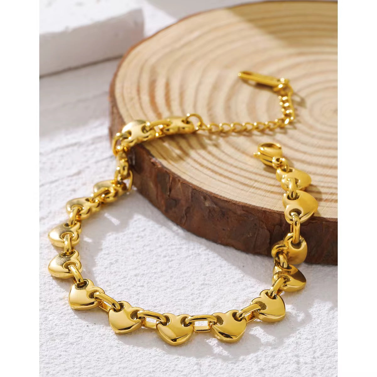 Mini Heart Link Bracelet