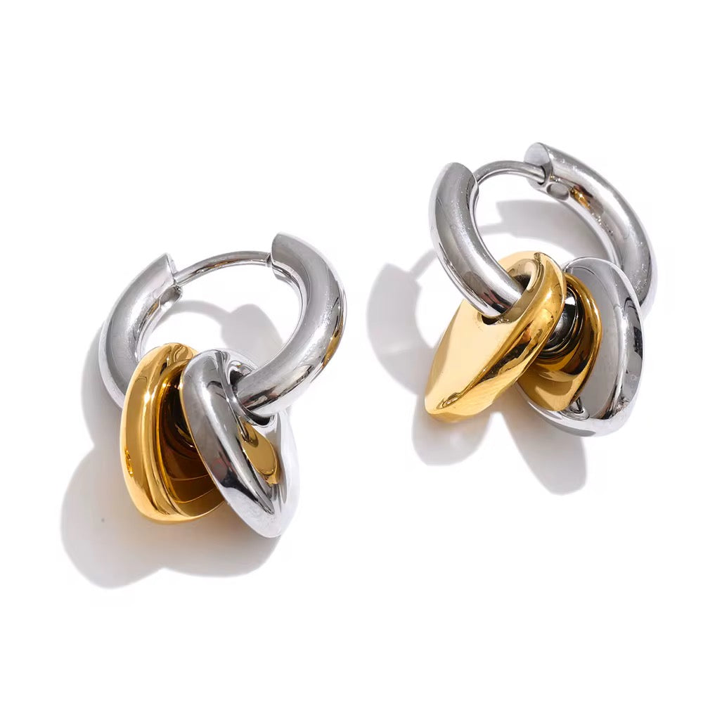 Intertwined Hoop Earrings