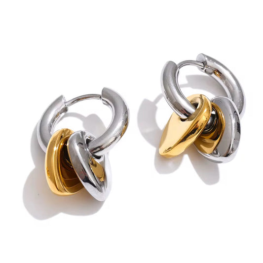 Intertwined Hoop Earrings