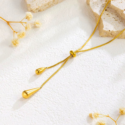 Adjustable Slider Snake Chain Necklace