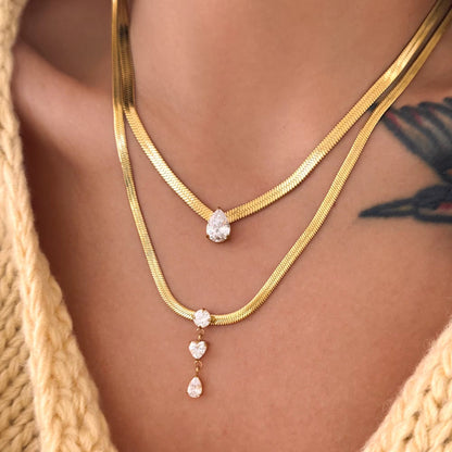 Golden Drop Luxe Necklace