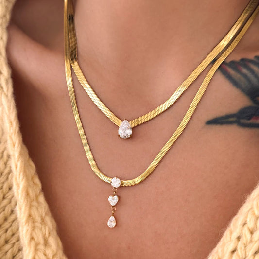 Golden Drop Luxe Necklace