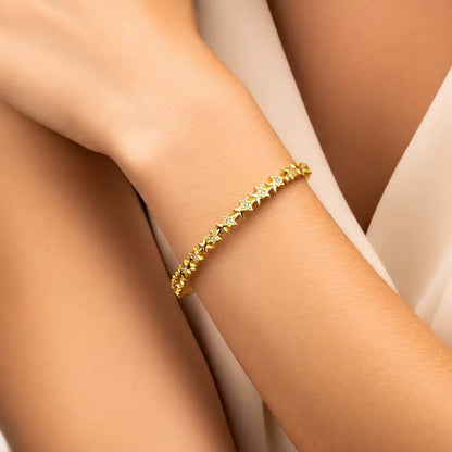 Golden Starline Bangle