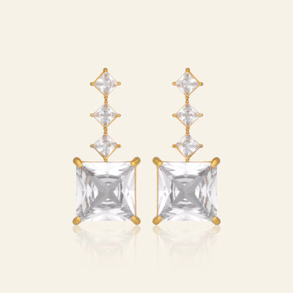 Royal Crystal Drop Earrings