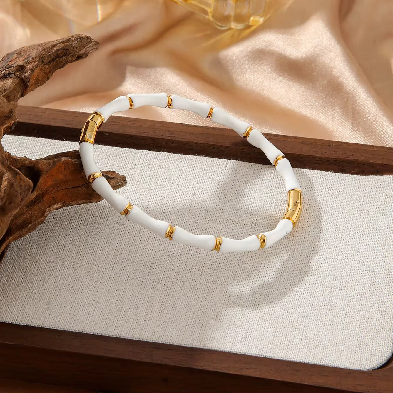 Ivory Link Bangle