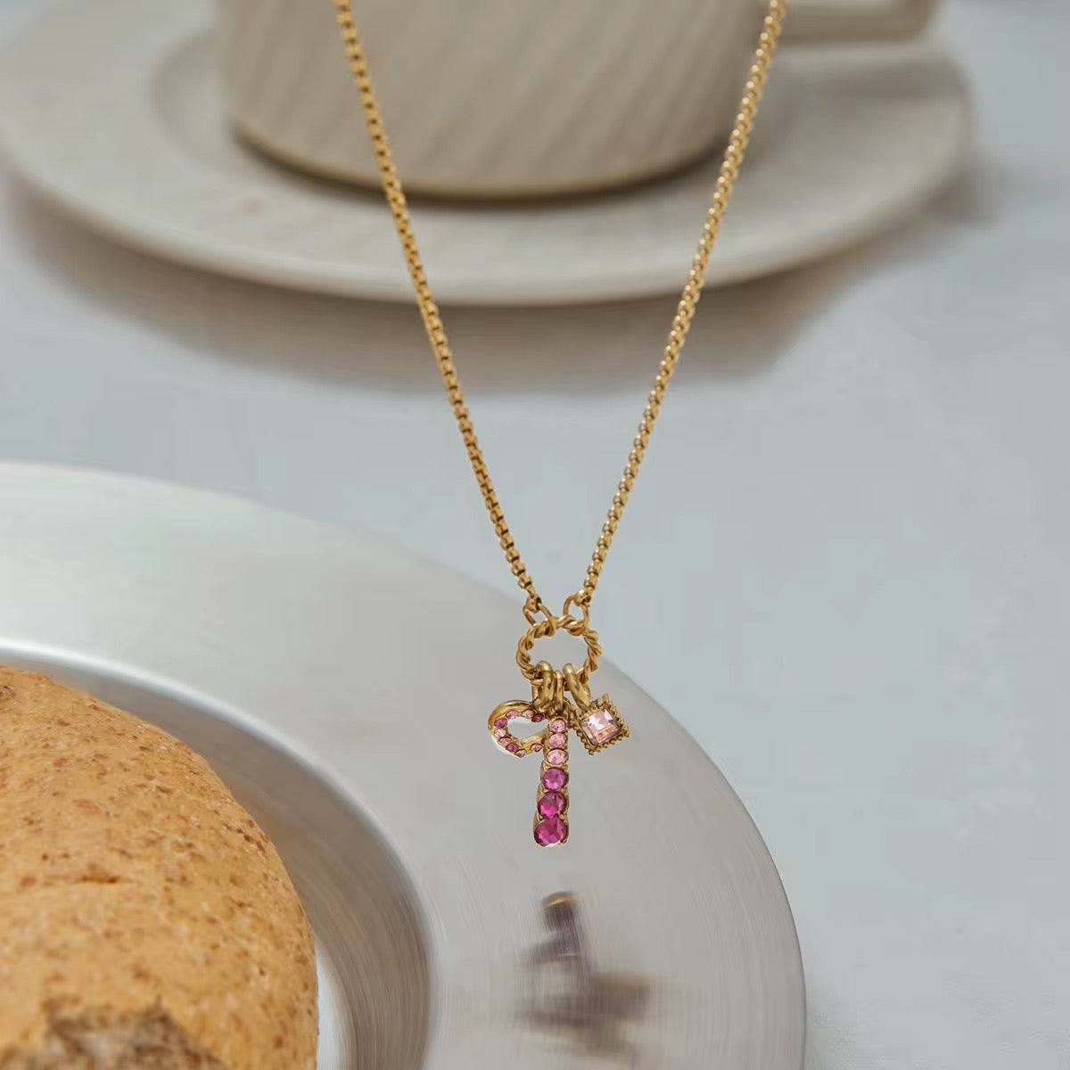 Blush Charm Necklace