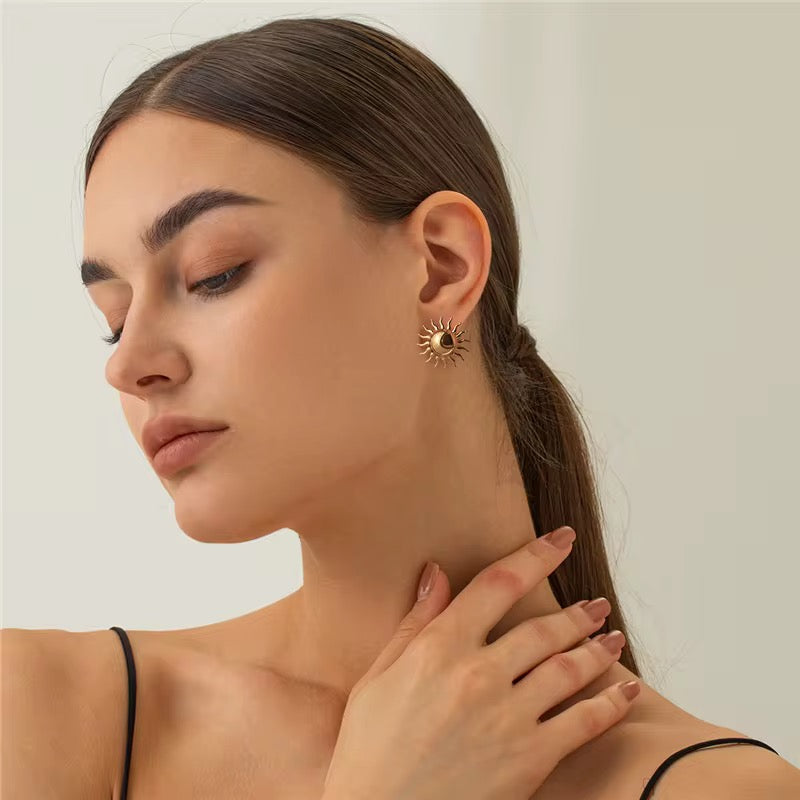 Sunburst Statement Earrings