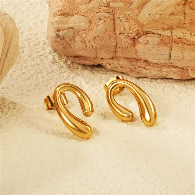 Sculptural Curve Earrings