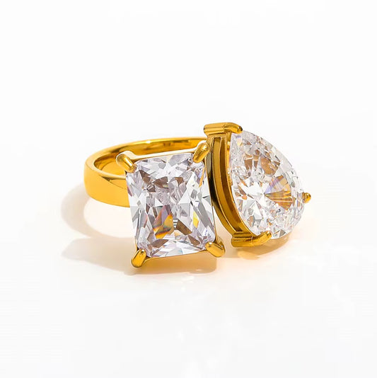 Luxury Crystal Statement Ring