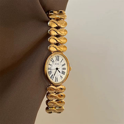 Vintage Roman Oval Watch